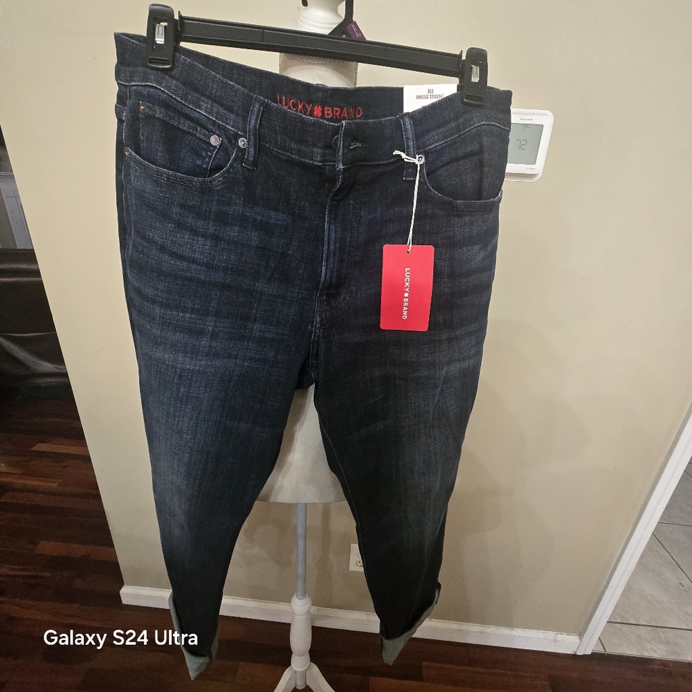 Lucky Brand Men's Dark Blue Jeans